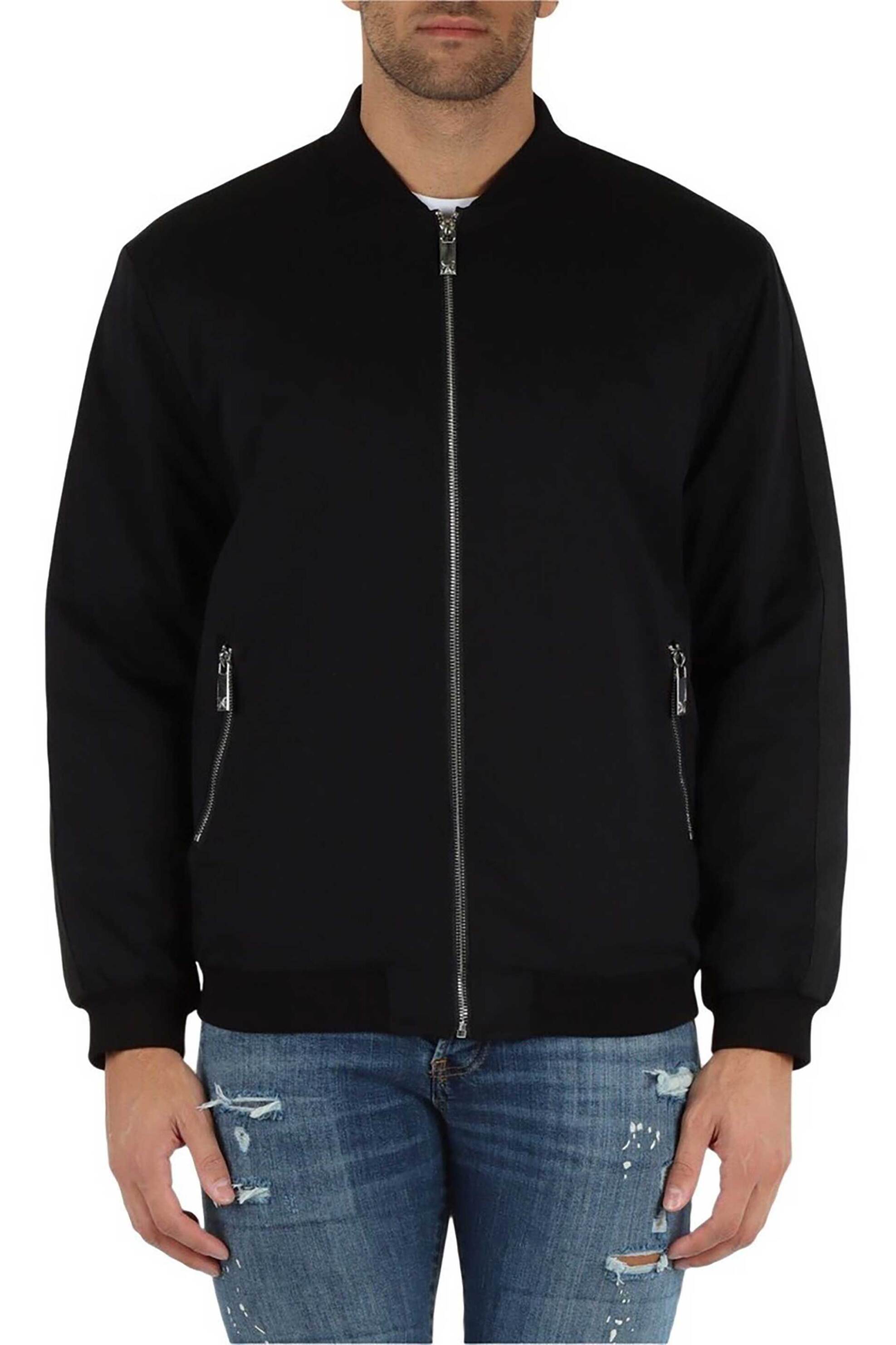 JOHN RICHMOND John Richmond ανδρικό bomber jacket "Lucken" - UMA24193GB Μαύρο