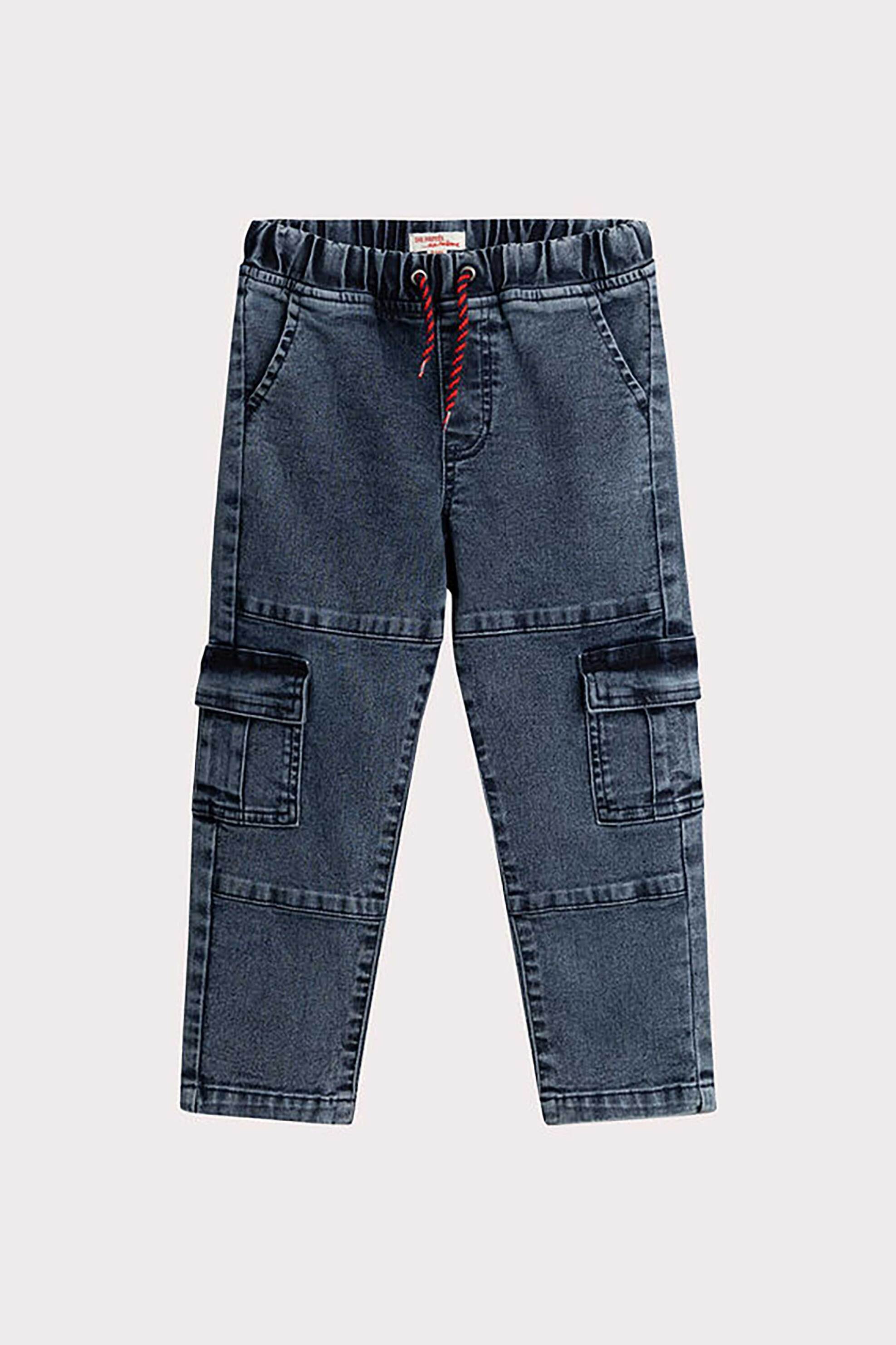 DPAM παιδικό παντελόνι Denim Cargo - 351286 Denim Blue φωτογραφία