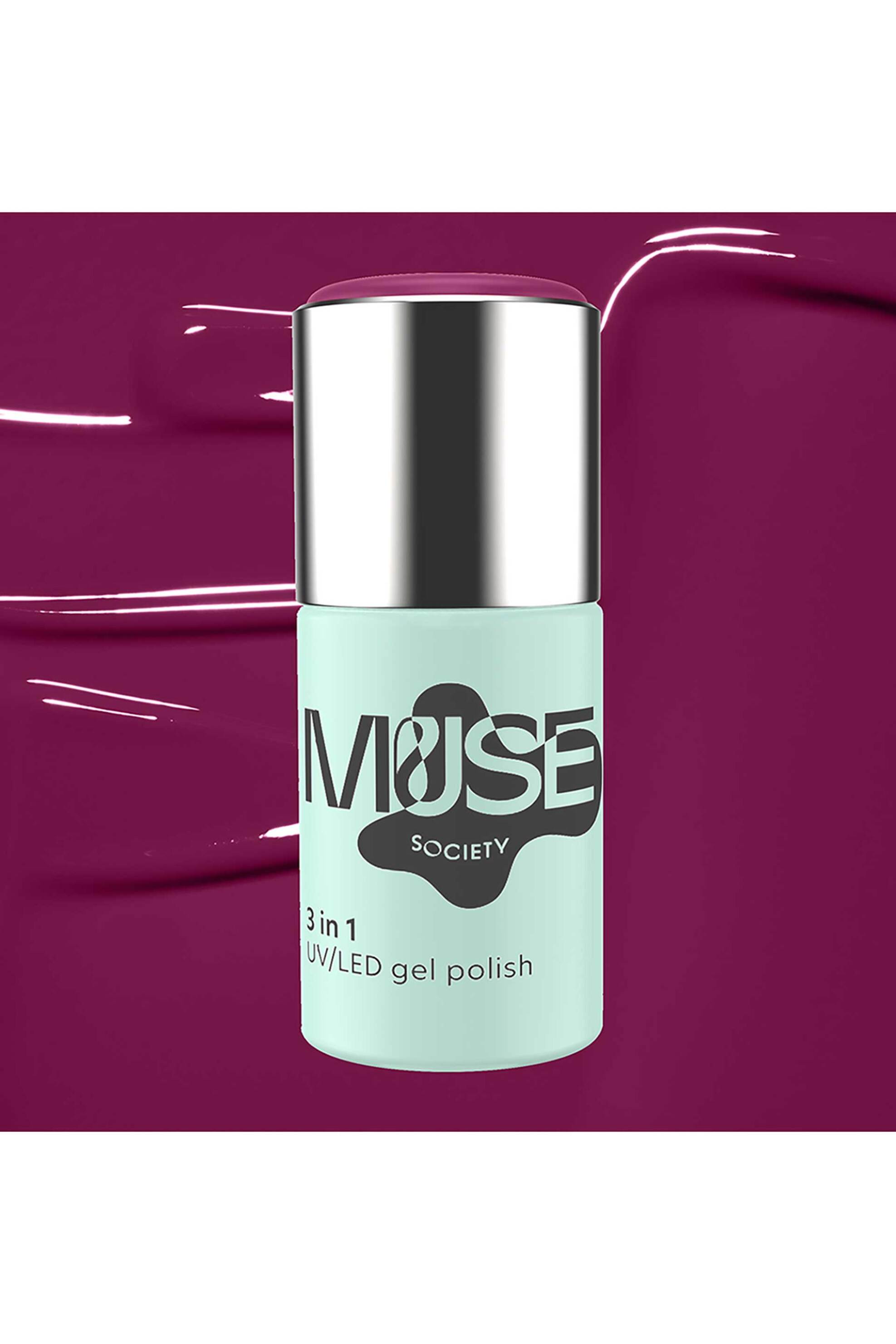 Muse Society Nail Gel Polish Black Cherry #005 10 ml - P24A005N Black Cherry #005 φωτογραφία