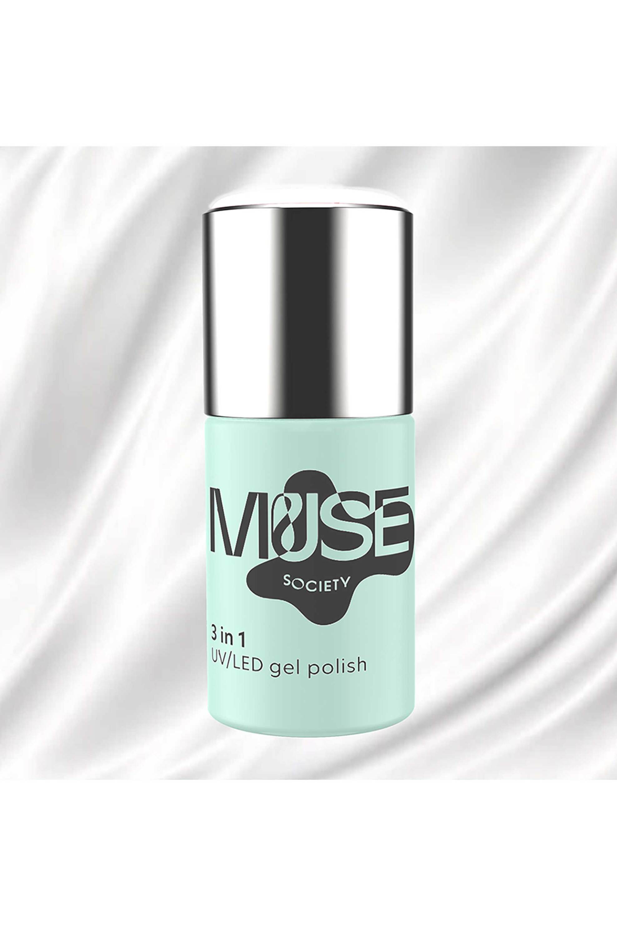 Muse Society Nail Gel Polish Pearly White #020 10 ml - P24A020P Pearly White #020 φωτογραφία